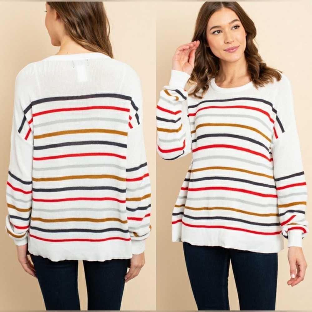 Identity - Striped Sweater